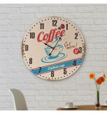 Horloge Murale Coffee Endless Cup