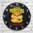 Horloge Murale Burgers