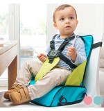 Chaise Haute Portable en Textile avec Réhausseur