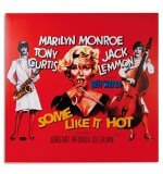 Poster Tableau Cinéma Marilyn Monroe Some Like It Hot 60 x 60 cm