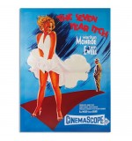 Poster Tableau Cinéma Marilyn Monroe The Seven Year Itch 50 x 70 cm