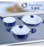 Batterie de Cuisine Ceramic Chef Pan (5 pièces)