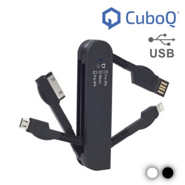 Adaptateur USB Multiconnecteurs CuboQ