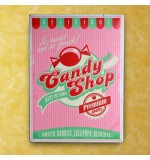Plaque en Métal Candy Shop