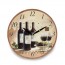 Horloge Murale Autour du Vin