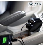 Chargeur Portable Double USB pour Prise Allume-Cigare et Secteur Pocken