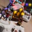 Paysage de Noël avec Lumières et Mouvement (7 LED)