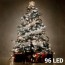 Lumières Blanches de Noël (96 LED)