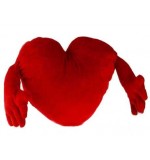 Coeur en Peluche avec Bras (30 cm)